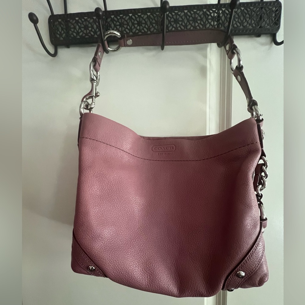 Coach Dusty Rose Leather Tote